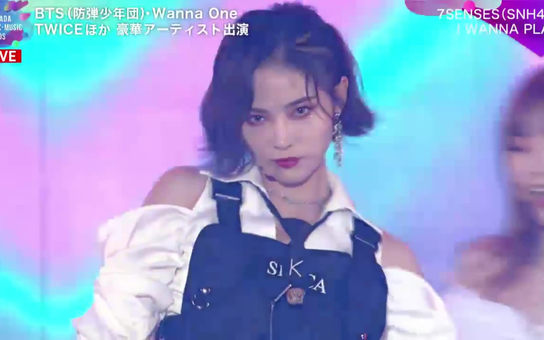 [图]日本直播 中国女团之光 SNH48 7SENSES 韩国 2018 SORIBADA 获奖感言 & 劲歌热舞《I WANNA PLAY》