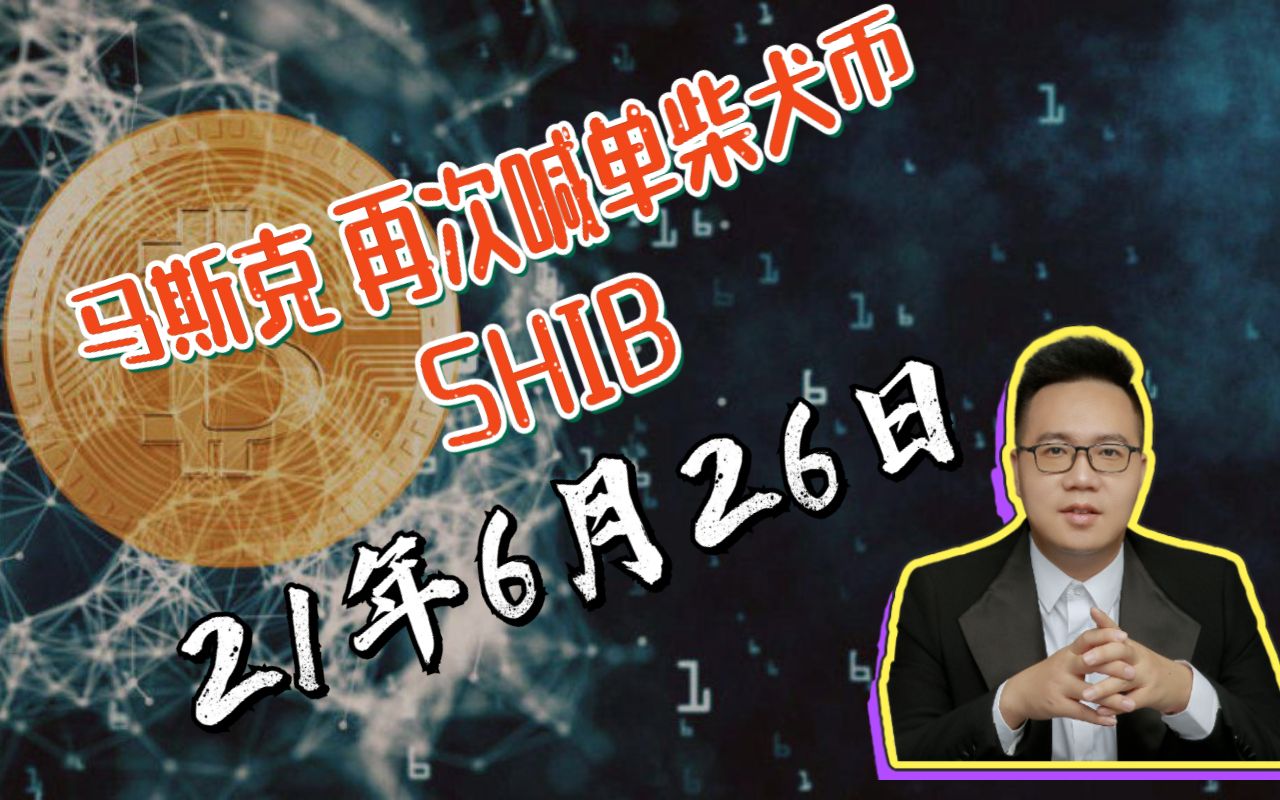 老周行情分析之:马斯克 再次喊单柴犬币shib!持续更新,欢迎关注