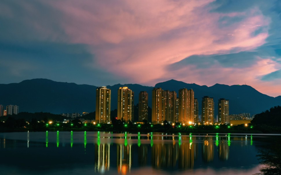 宁德北岸公园绝美晚霞