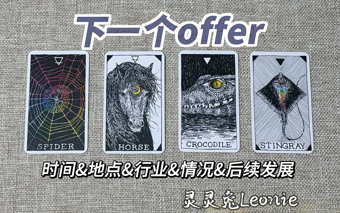 【Leonie Tarot】下一个offer:时间&地点&行业&具体情况&后续发展(半年内)哔哩哔哩bilibili