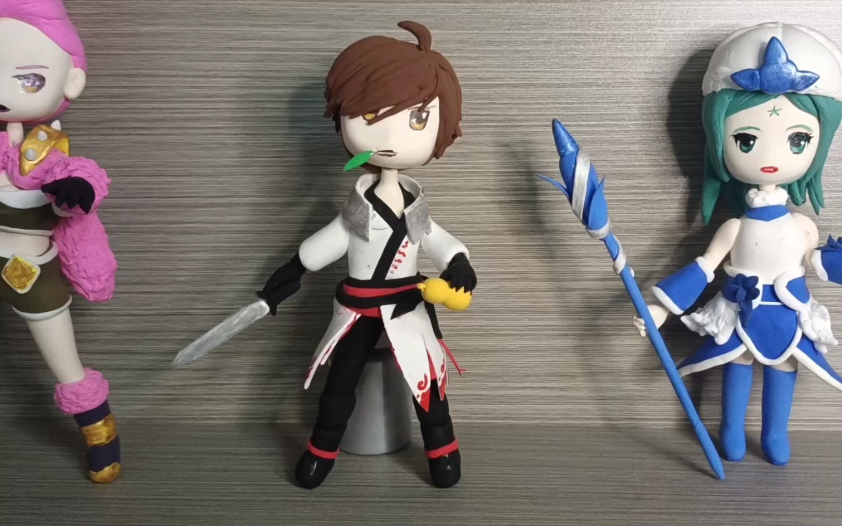 第二组粘土王者荣耀手办