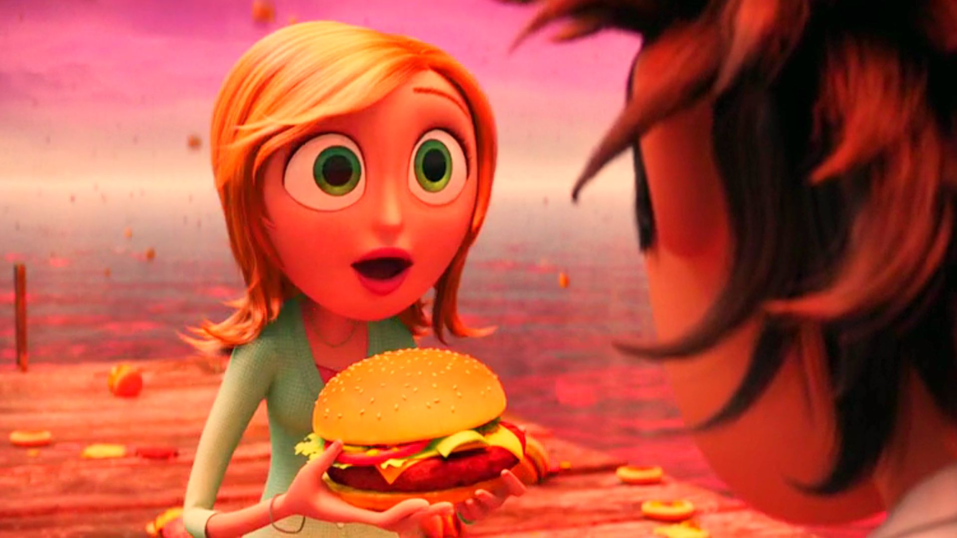 天上下汉堡雨了,随手一抓就是一个《天降美食》