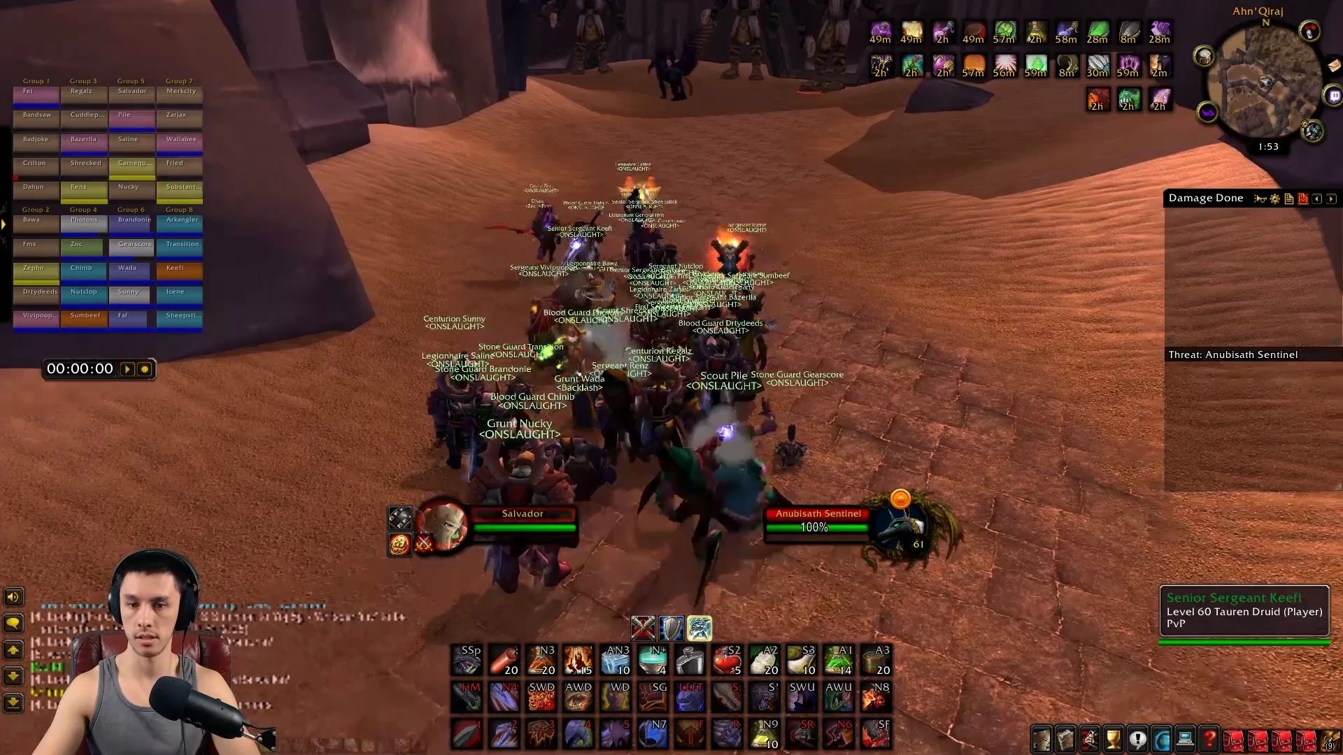 怀旧服顶级部落公会onslaughtaq40speedrun天堂之路翻车