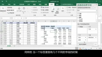 318 如何使用数据透视表的父字段项与子字段项「Excel2016自学教程」(数据透视表篇)