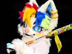 下载视频: 【兽装Fursuit展示】一只小蝙蝠的委托展示！