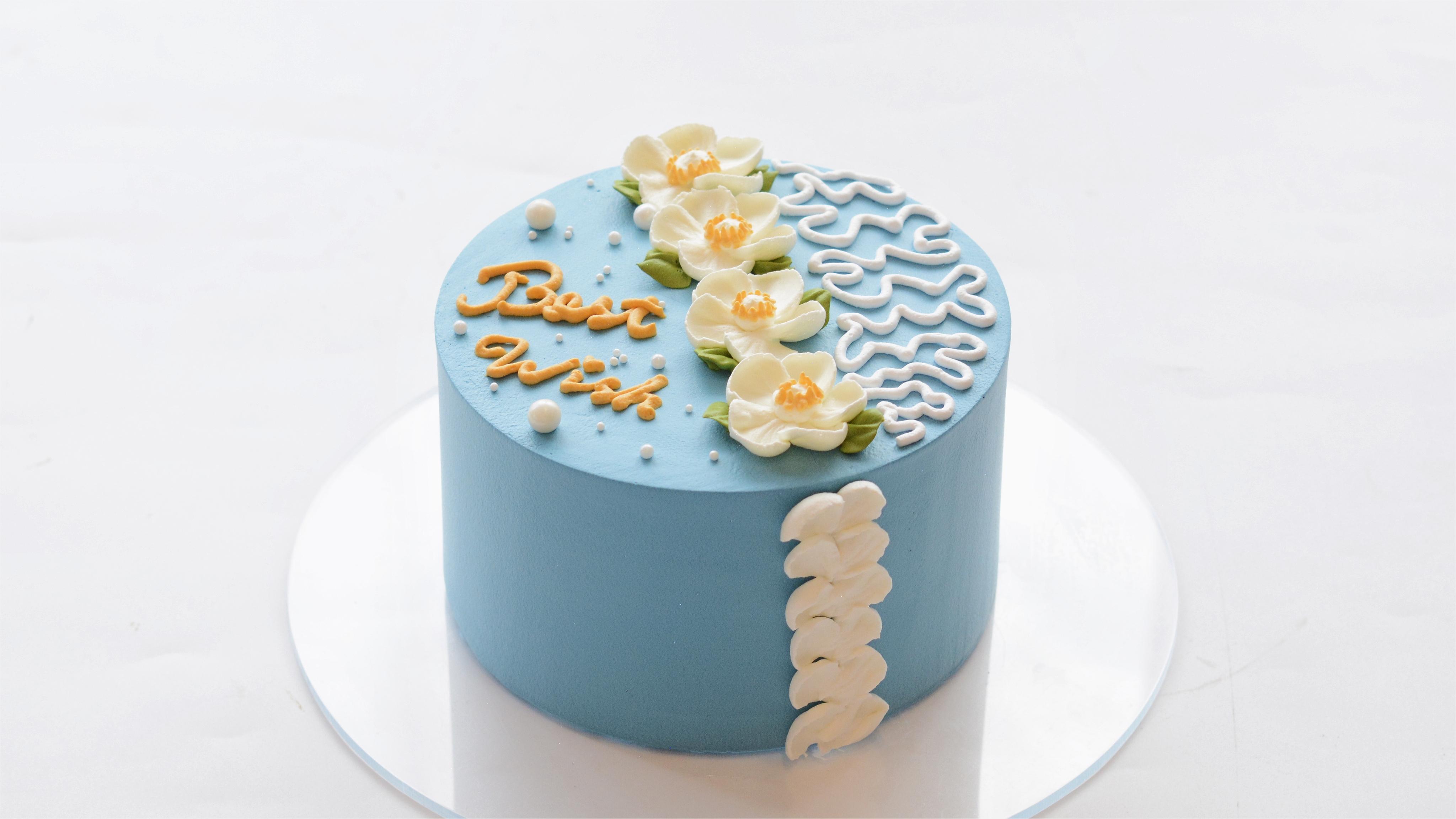 国风复古蛋糕 -温柔如画,气质儒雅!从颜色搭配到花型点缀,超赞!