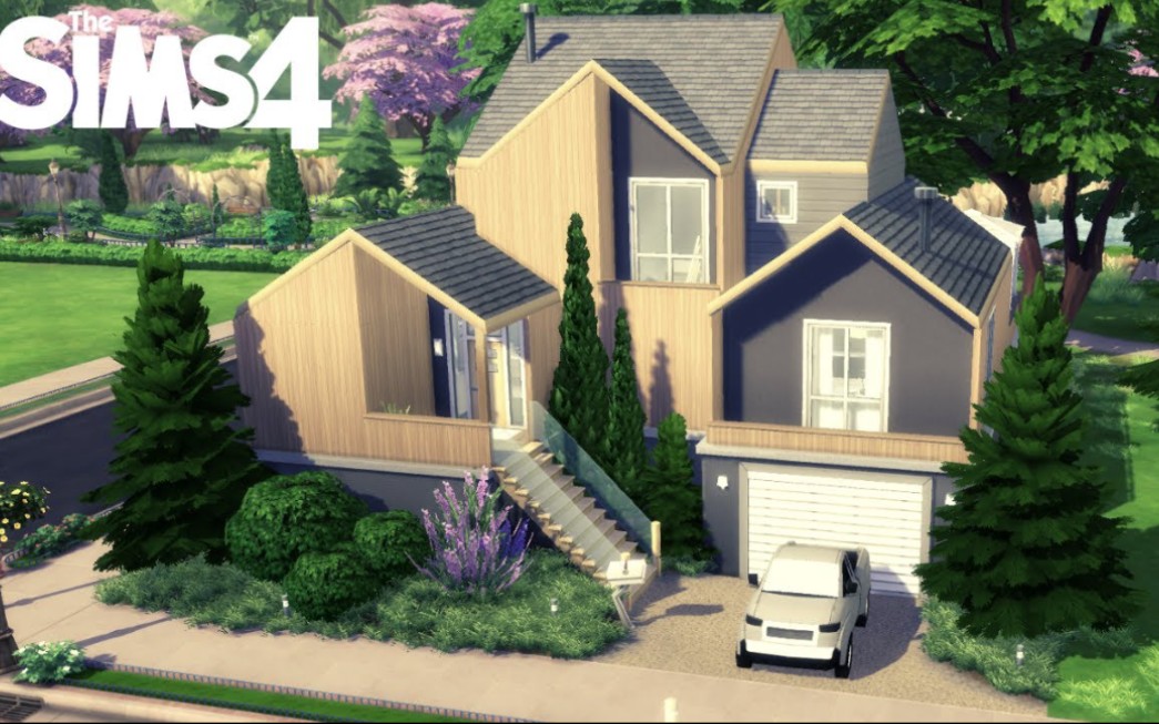 【模拟人生4速建|搬运】现代别墅 by schnuck