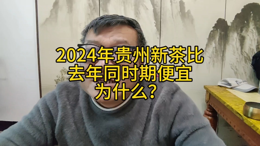 2024年贵州普安新茶比去年同时期便宜一大半,为什么这样?哔哩哔哩bilibili