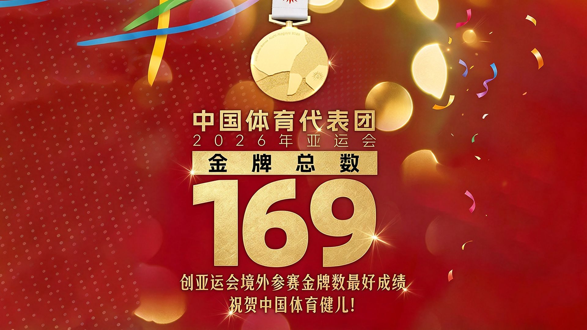 第20届亚运会中国体育代表团金牌全纪录