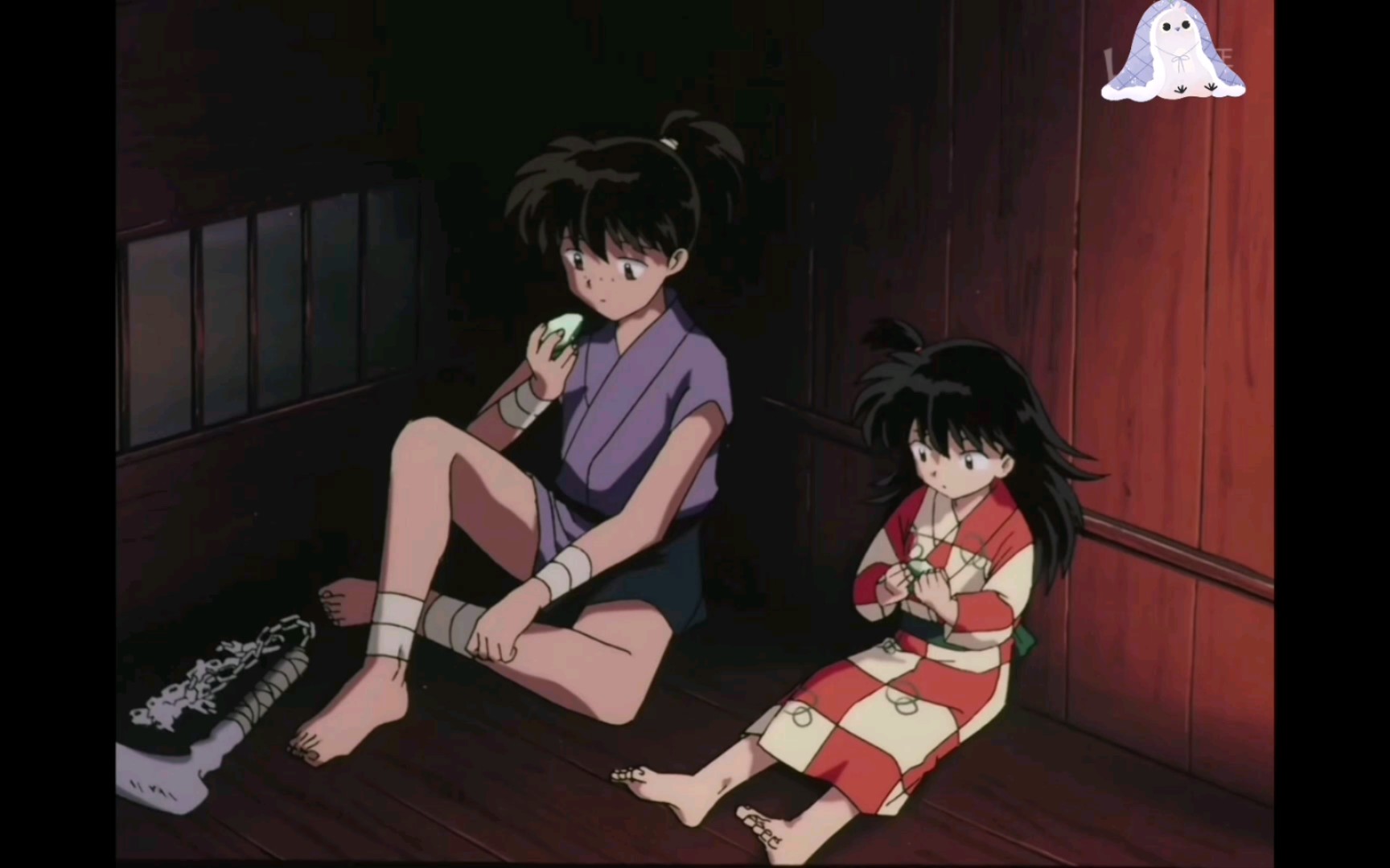 活动作品犬夜叉玲和琥珀两个小可爱