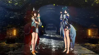 Download Video: 【星穹铁道MMD】 💃宵宵古今💃  停云X驭空