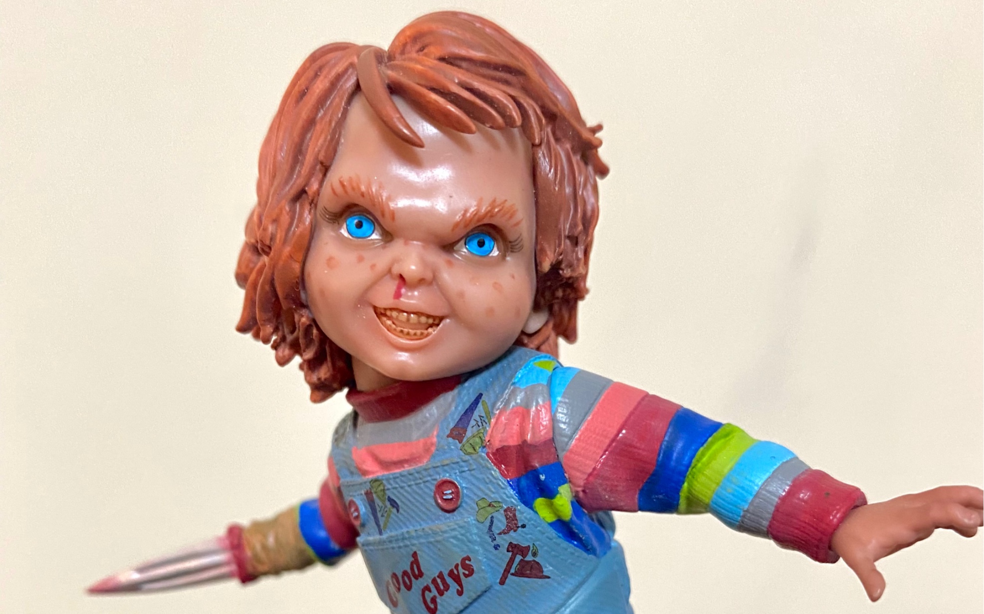 首发iron studios 巴西厂 1/10 鬼娃回魂2 鬼娃chucky雕像拆盒分享