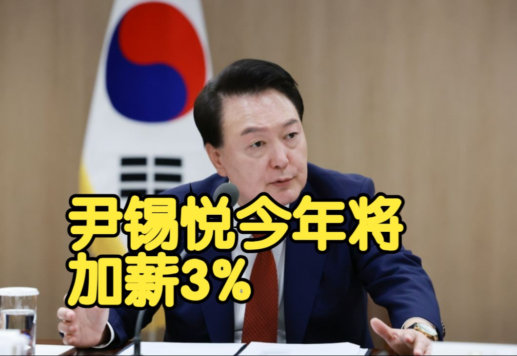 韩国政府:尹锡悦今年将加薪3%,增至每月约2180万韩元哔哩哔哩bilibili