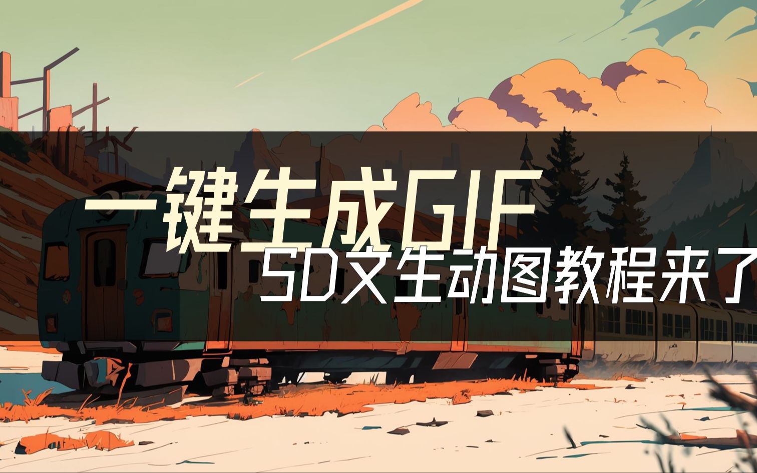 一键生成GIF,Animated Diffusion文生动图教程来了!哔哩哔哩bilibili