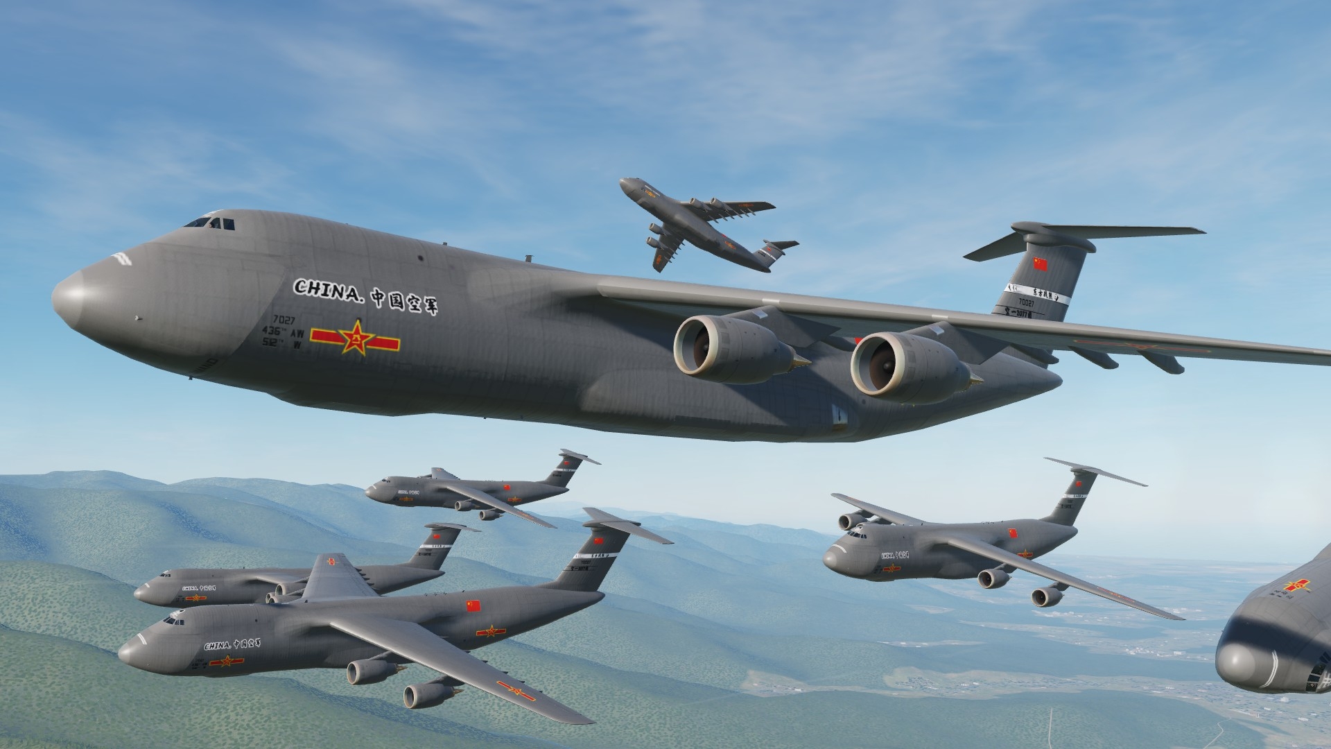 国产运30大型运输机,遭苏30mki战机高原拦截,会怎样?游戏模拟