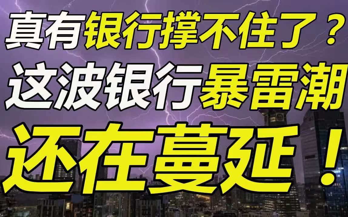 美国银行接连暴雷,国内银行日子也不好过,背后究竟发生了什么?你可能还不知道……【毯叔盘钱】哔哩哔哩bilibili