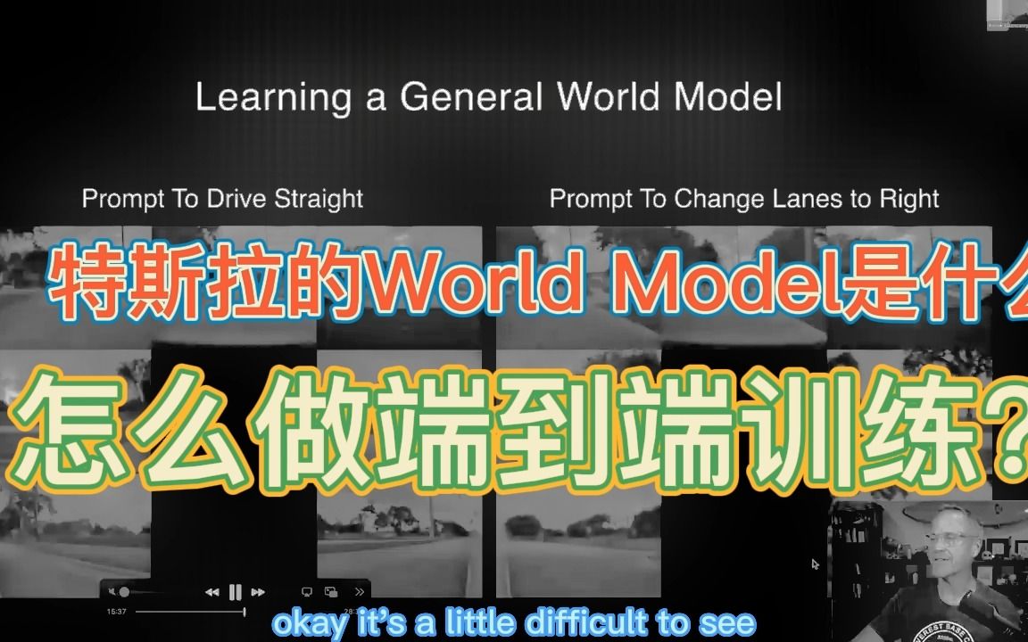 [图]特斯拉的World Model是什么？怎么做端到端训练？