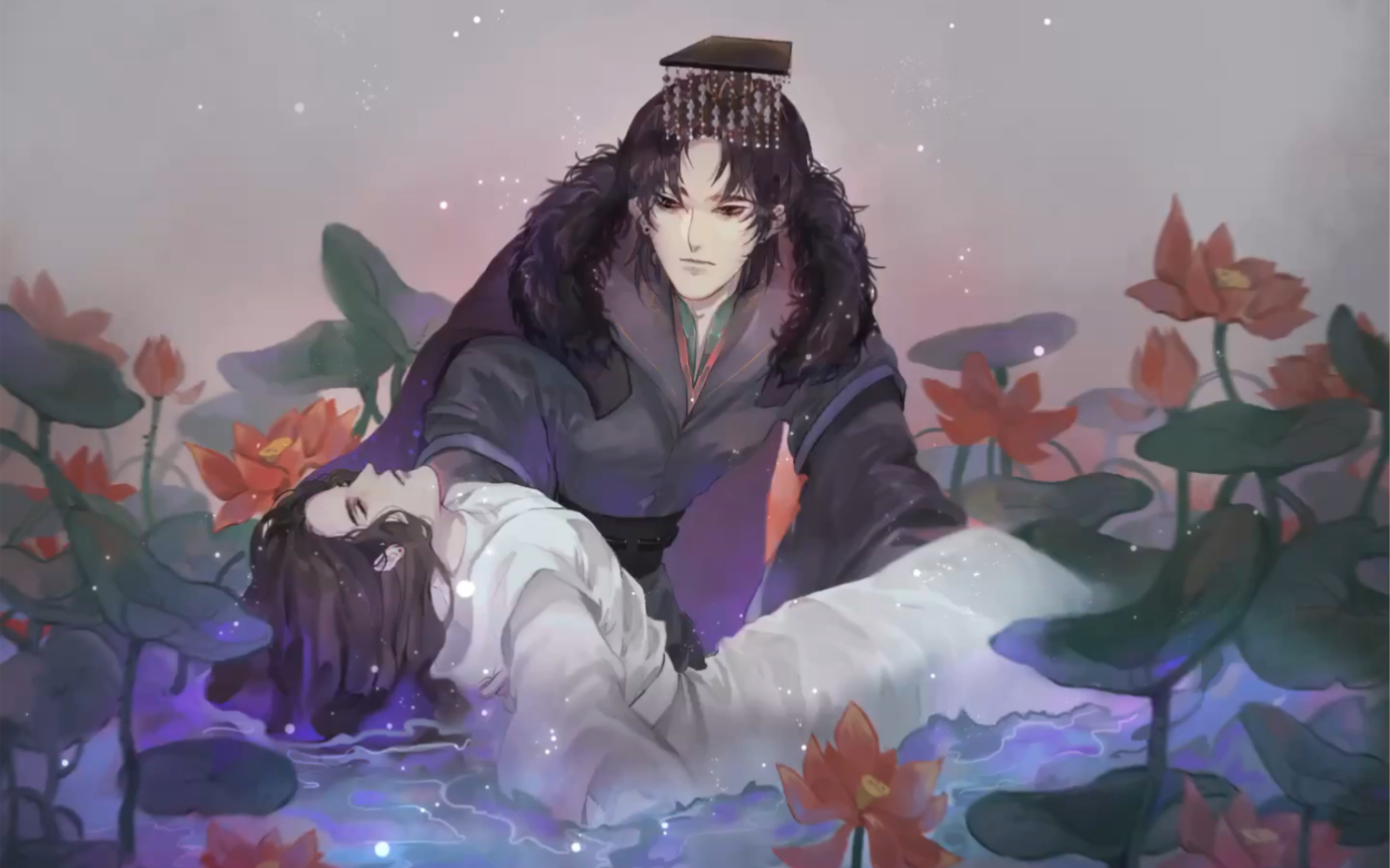 procreate燃晚情人节快乐