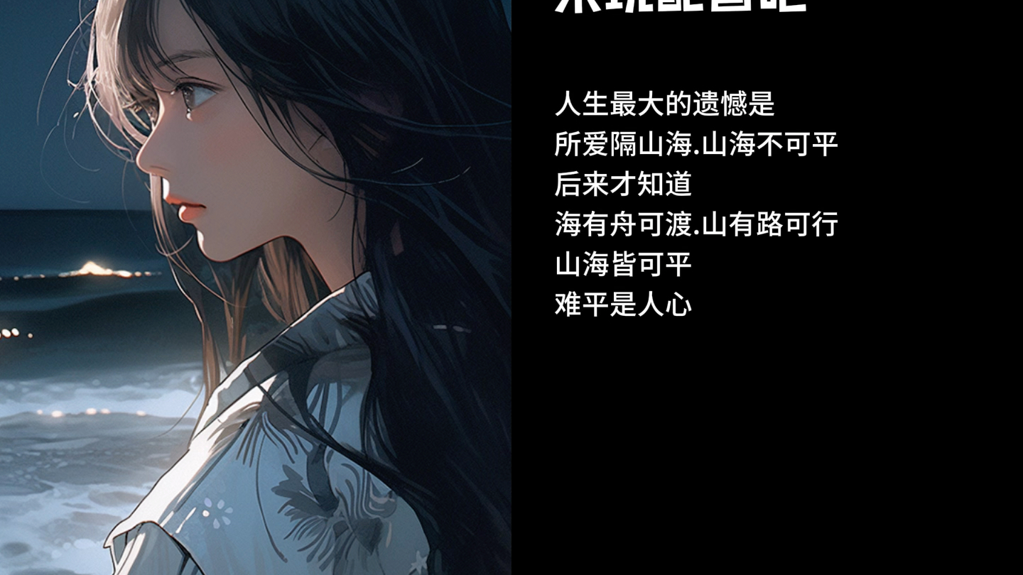 所爱隔山海,山海皆可平