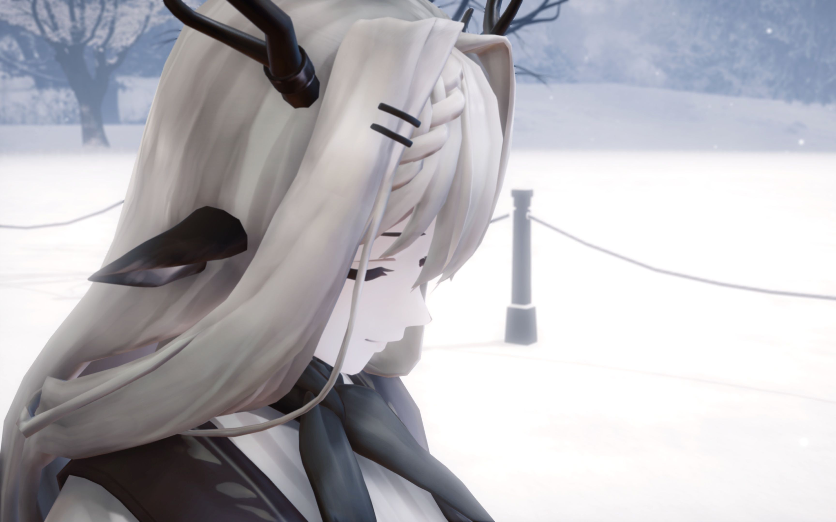 明日方舟mmd阿丽娜雪の华