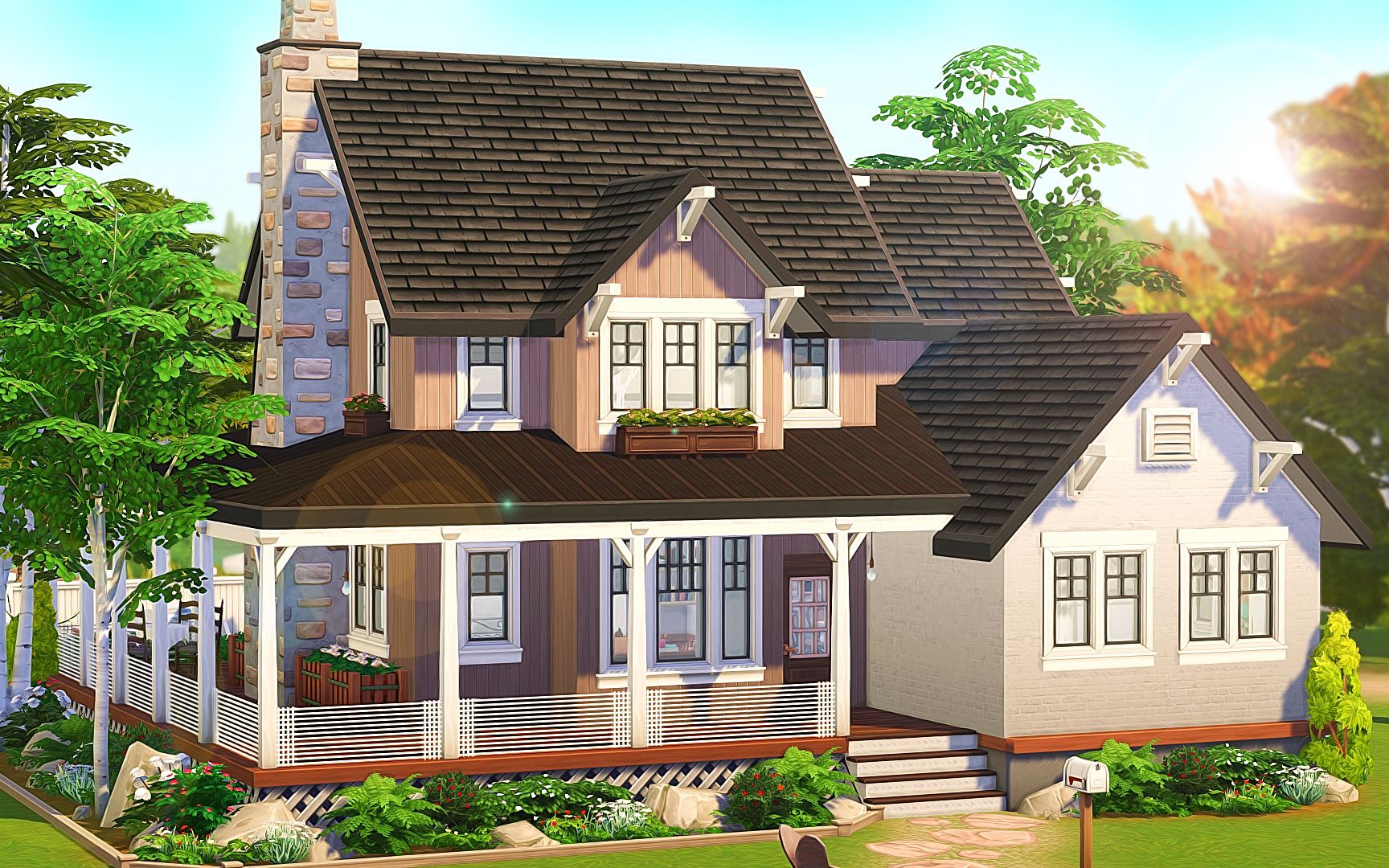 【伊月推荐】n0097 模拟人生4 nocc房子 虎斑湾 温馨别墅 30x20