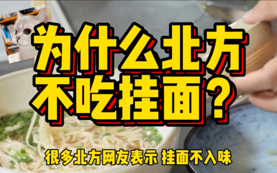 一年产能700多万吨,但被称为面食之耻,在北方吃挂面很丢人吗?哔哩哔哩bilibili