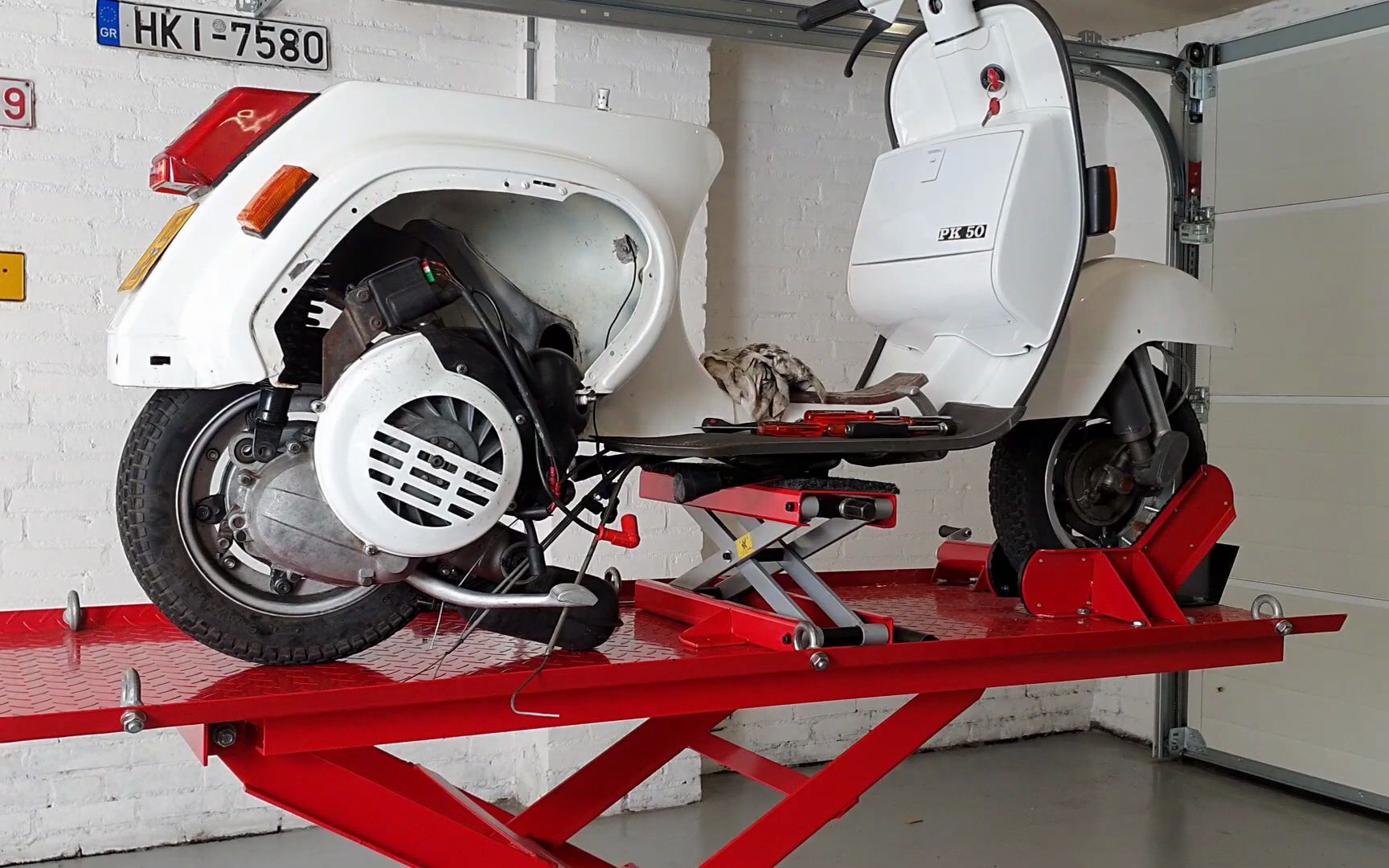 piaggio vespa restoration复古摩托拆解