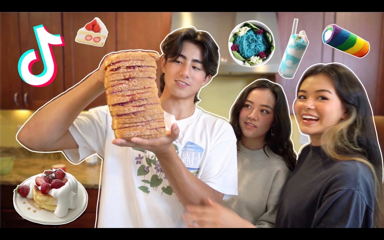 【ur mom ashley】测评抖音热门食谱|TRYING VIRAL TIKTOK RECIPES WITH MY SIBLINGS(PART 2)哔哩哔哩bilibili