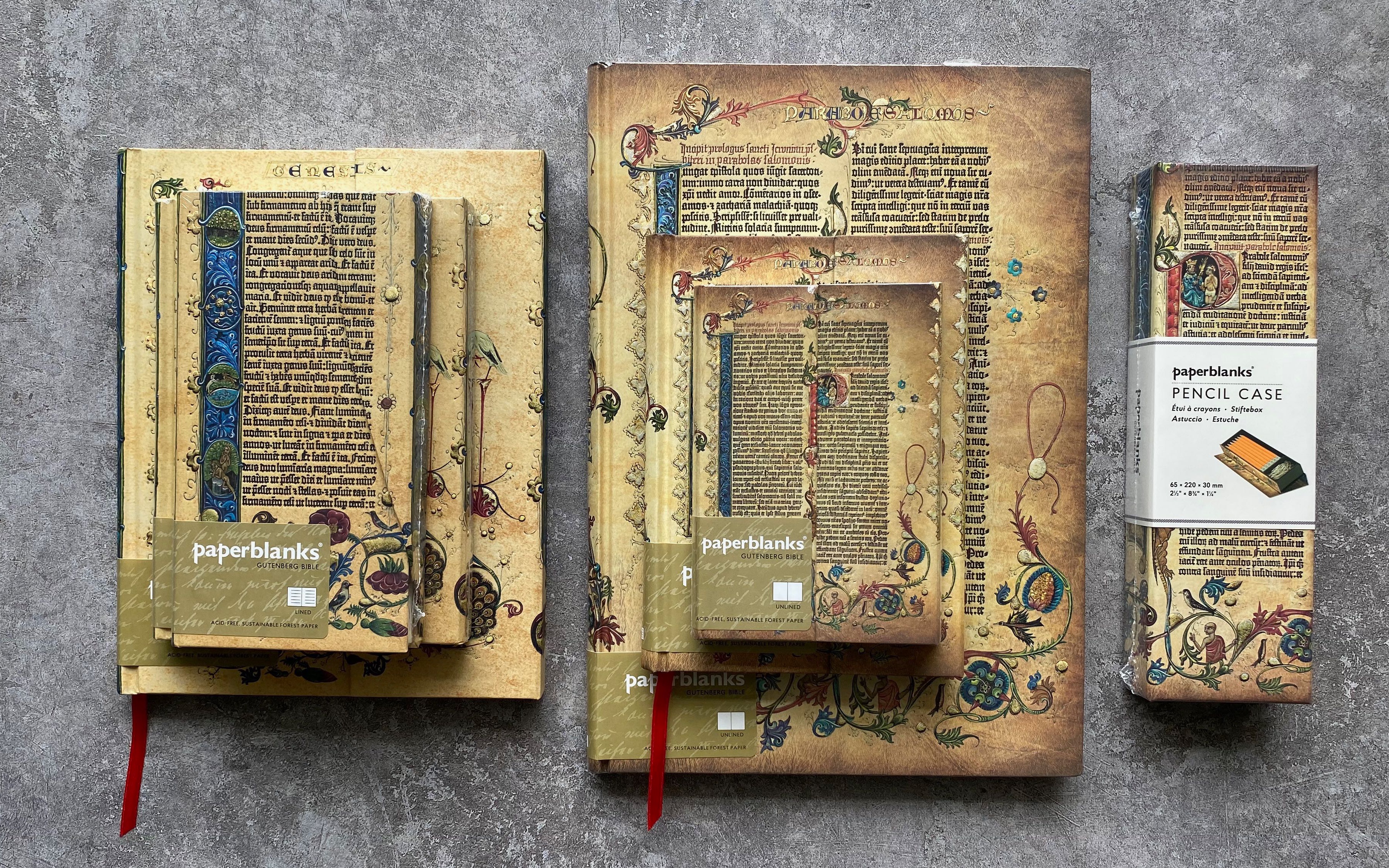 此刻笔记paperblanks笔记本gutenbergbible古腾堡圣经系列genesis创