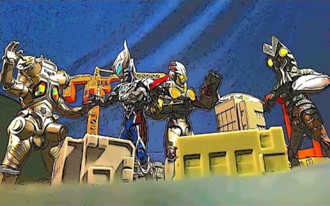 奥特曼:艾克斯vs金古桥 奥特曼完胜!