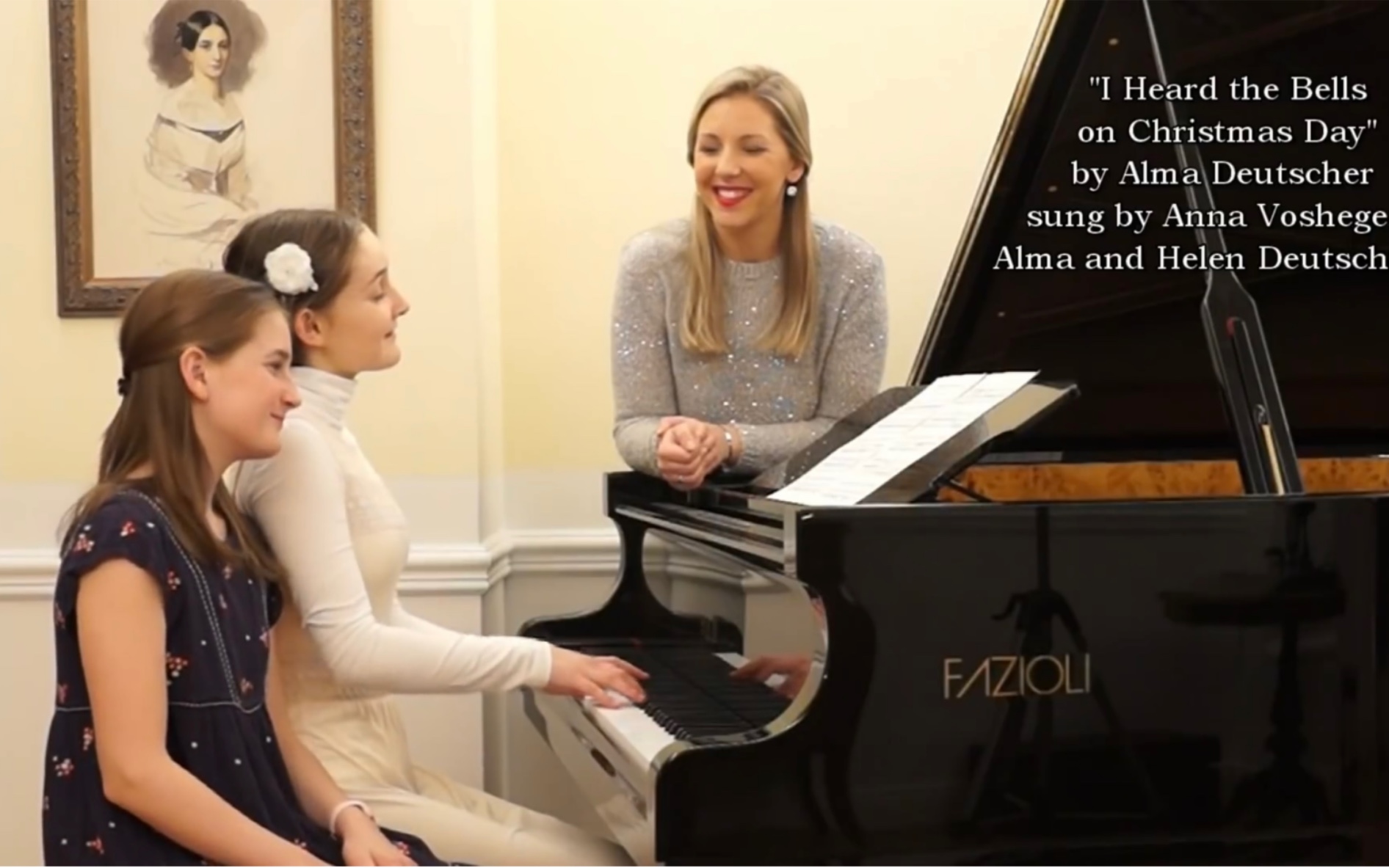 [图]AlmaDeutscher & 钢琴x翻唱·圣诞钟声 I Heard the Bells on Christmas Day & piano cover