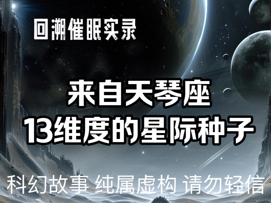 回溯催眠实录:来自天琴座的13维度的星际种子来地球协助升维哔哩哔哩bilibili