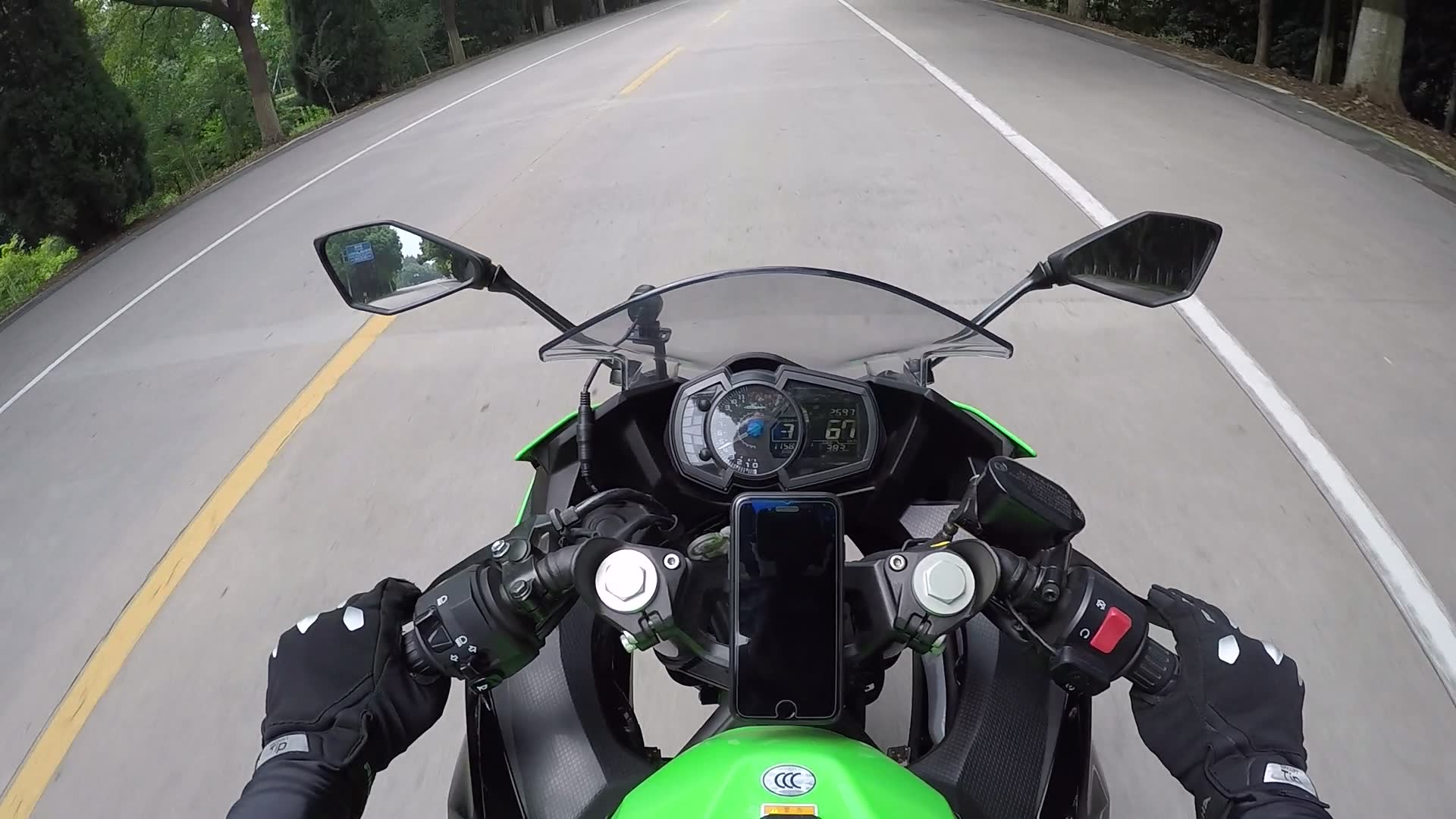 ninja忍者400小飞崇明岛