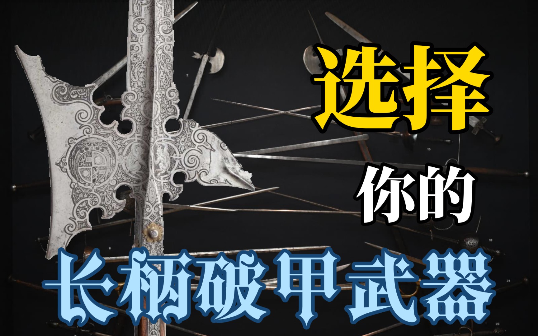 【冷兵器】选择你的长柄开罐器 板甲毁灭者 斧枪 连枷 长柄刀 长戟 瑞士戟哔哩哔哩bilibili