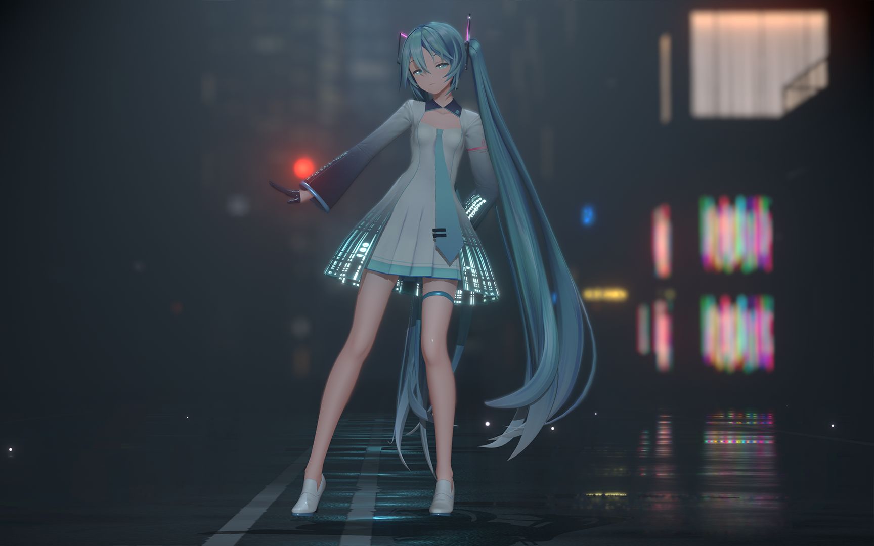 yyb式初音 - cynical night plan [4k/mmd]