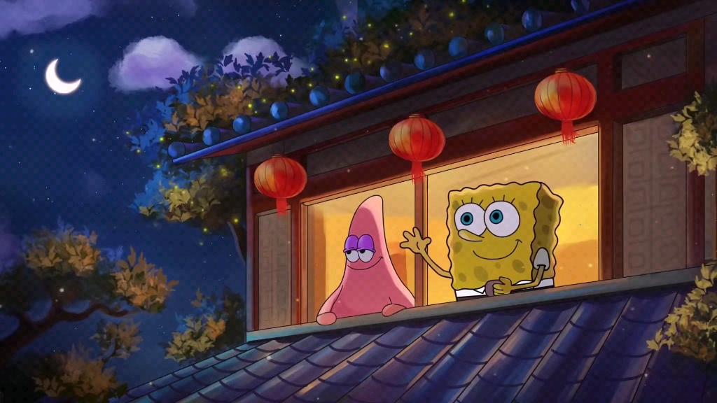 报告:今天也是想你的一天#海绵宝宝 #治愈#歌曲小镇音乐家