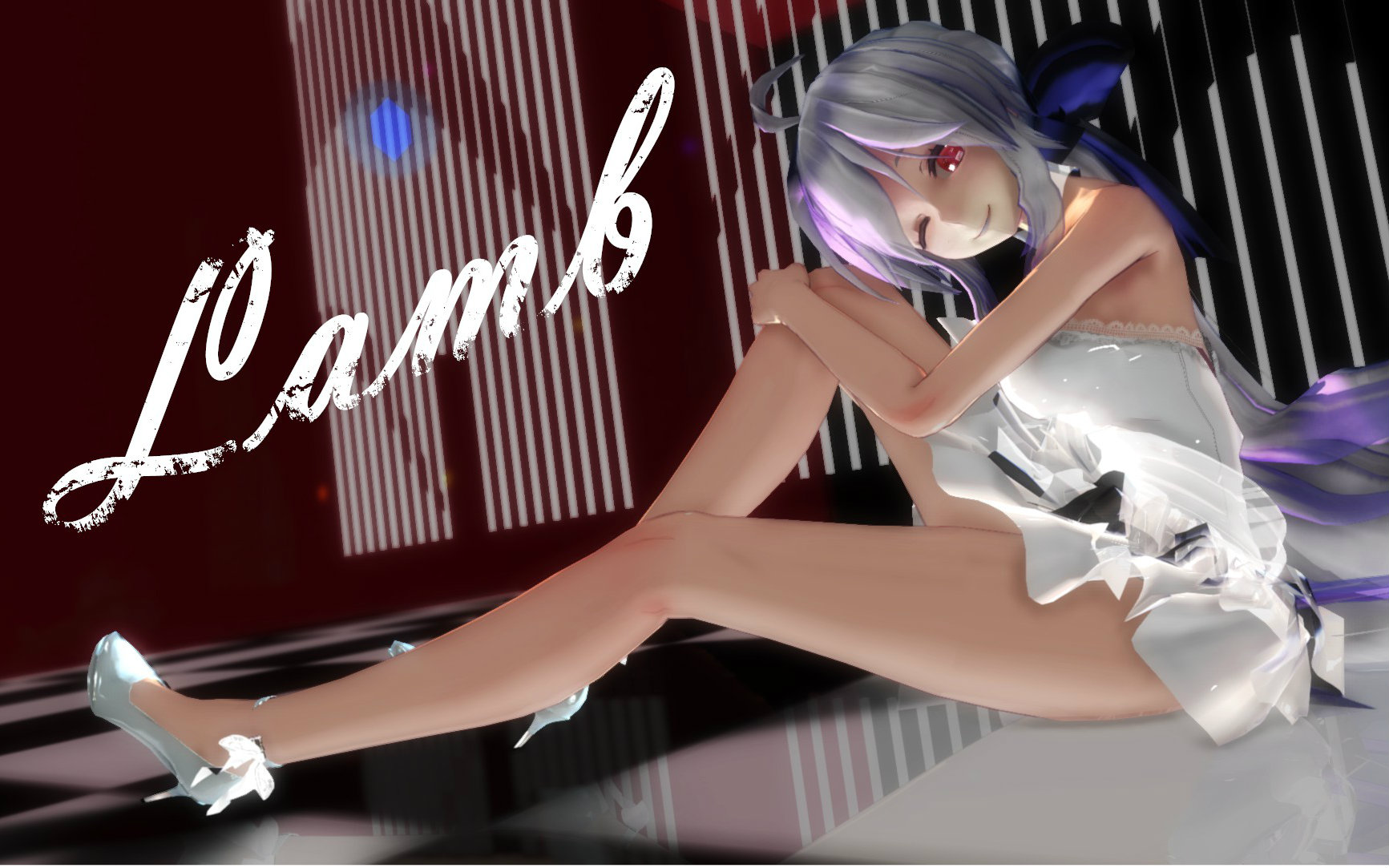 [图]【MMD】kirakira的White Dress Haku【Lamb】