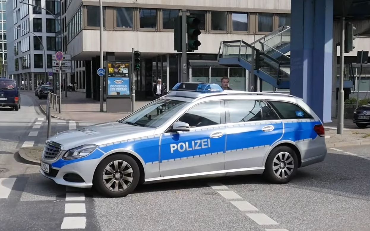 德国警车车牌图片图片