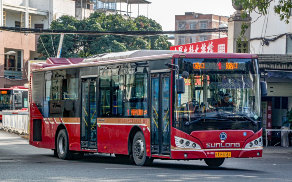 『老线路·老野买菜线』南宁白马公交1路下行全程pov(中泰桂雅路口