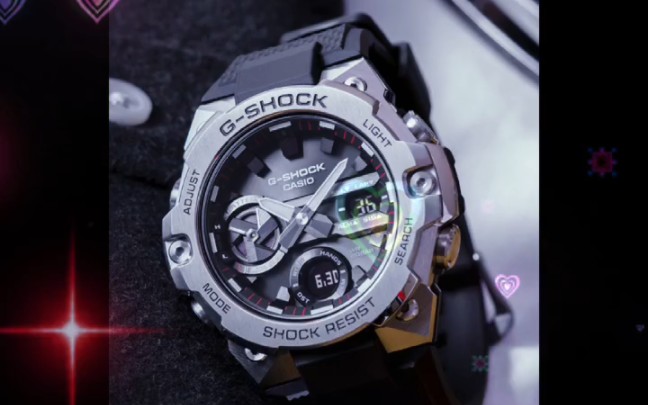 [王鹤棣同款]卡西欧钢铁之心手表男gst-b400卡西欧 g-shock