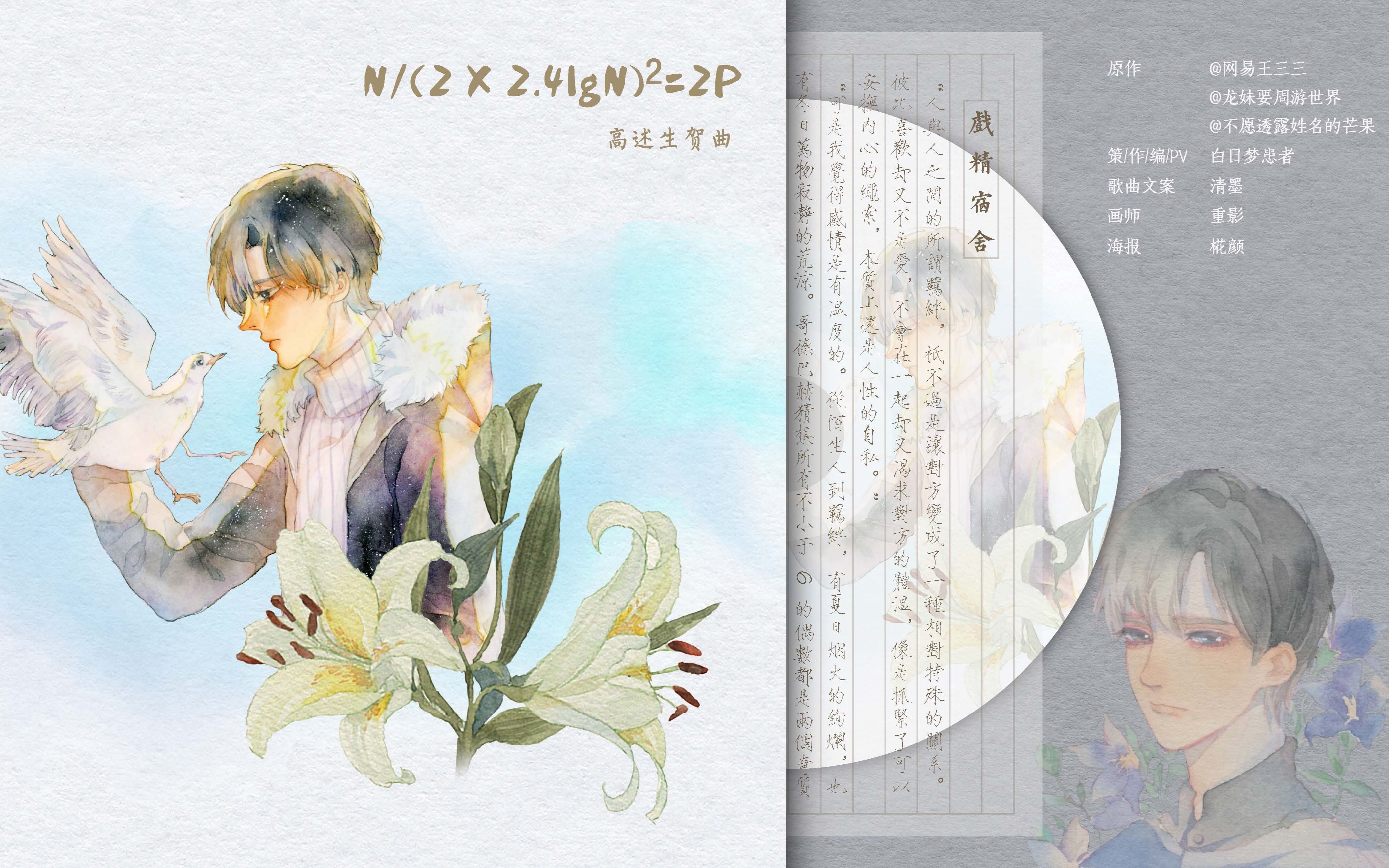 戏精宿舍超话同人原创高述生贺纯音乐～#0831高述生日快乐#现欧超话cp