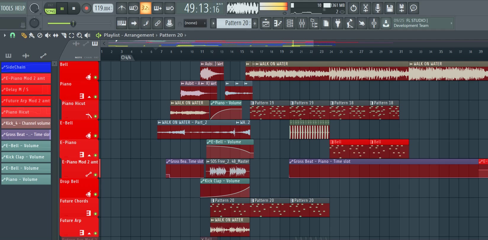 邓紫棋《WALK ON WATER》水中漫步 电影《终结者:黑暗命运》插曲 FL studio 扒带哔哩哔哩bilibili