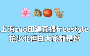 【上海zoo】团建直播freestyle高能片段