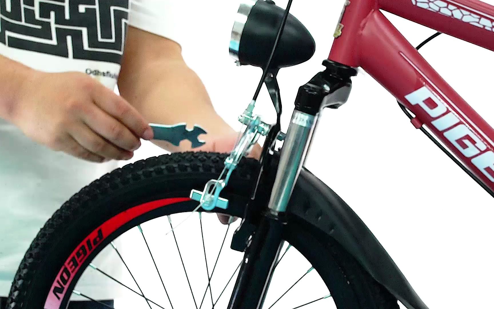 飞鸽儿童山地车安装视频