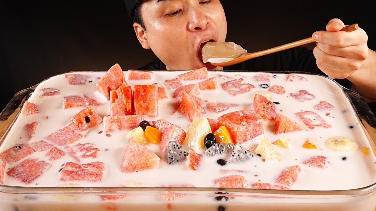 【ddeong-gae】椰汁西瓜芋圆水果捞