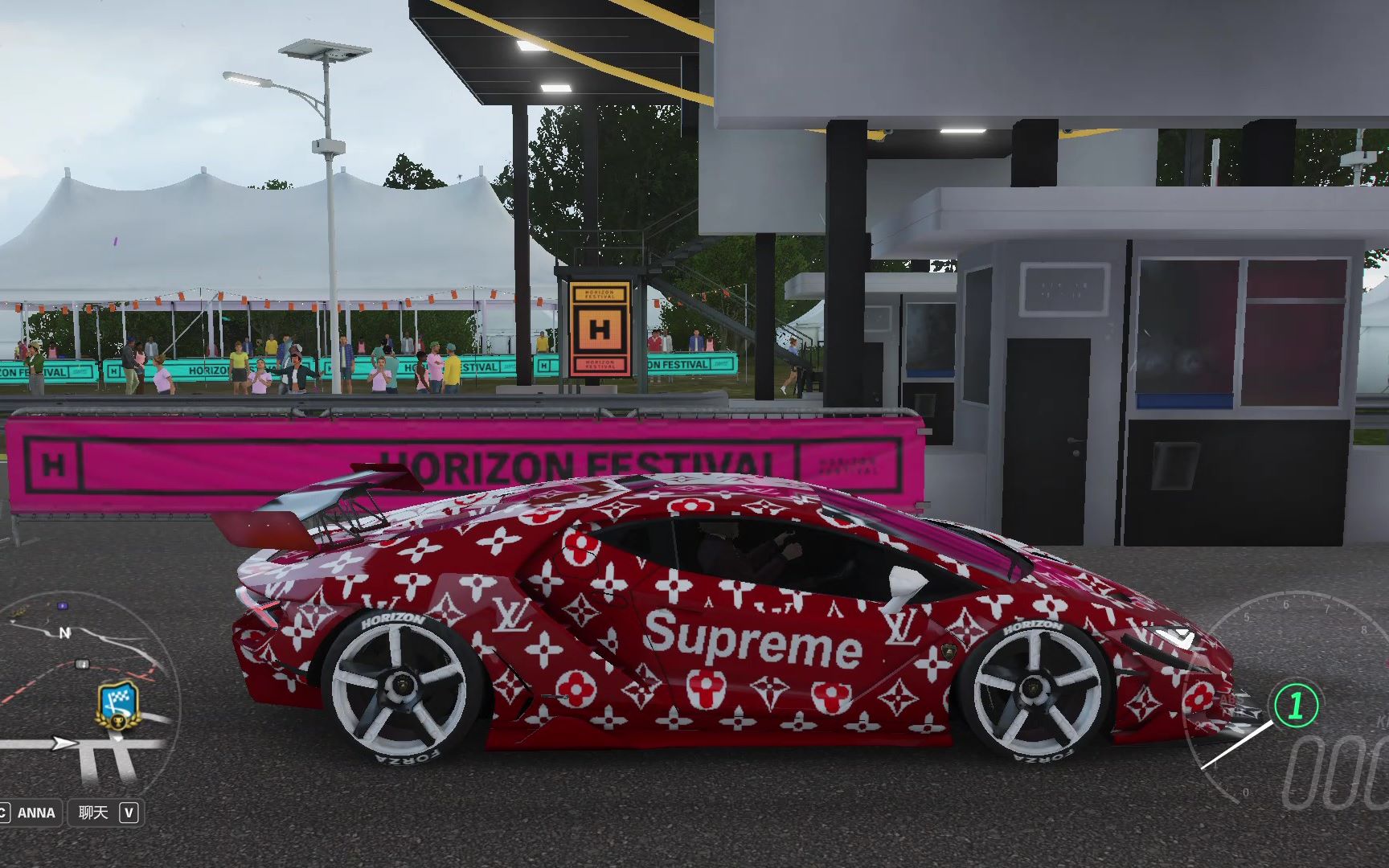 地平线4 兰博基尼 supreme&lv联名