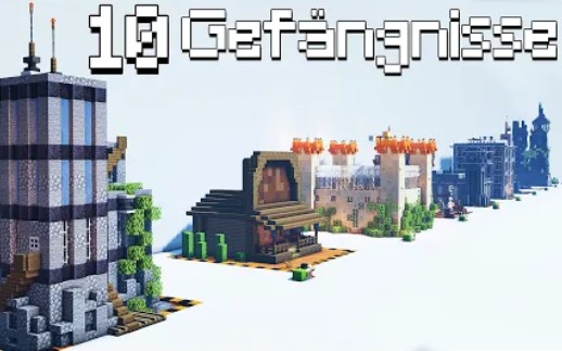 【Crocodileandy】Minecraft中的10种监狱设计哔哩哔哩bilibili