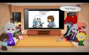 Undertale  react  to ???