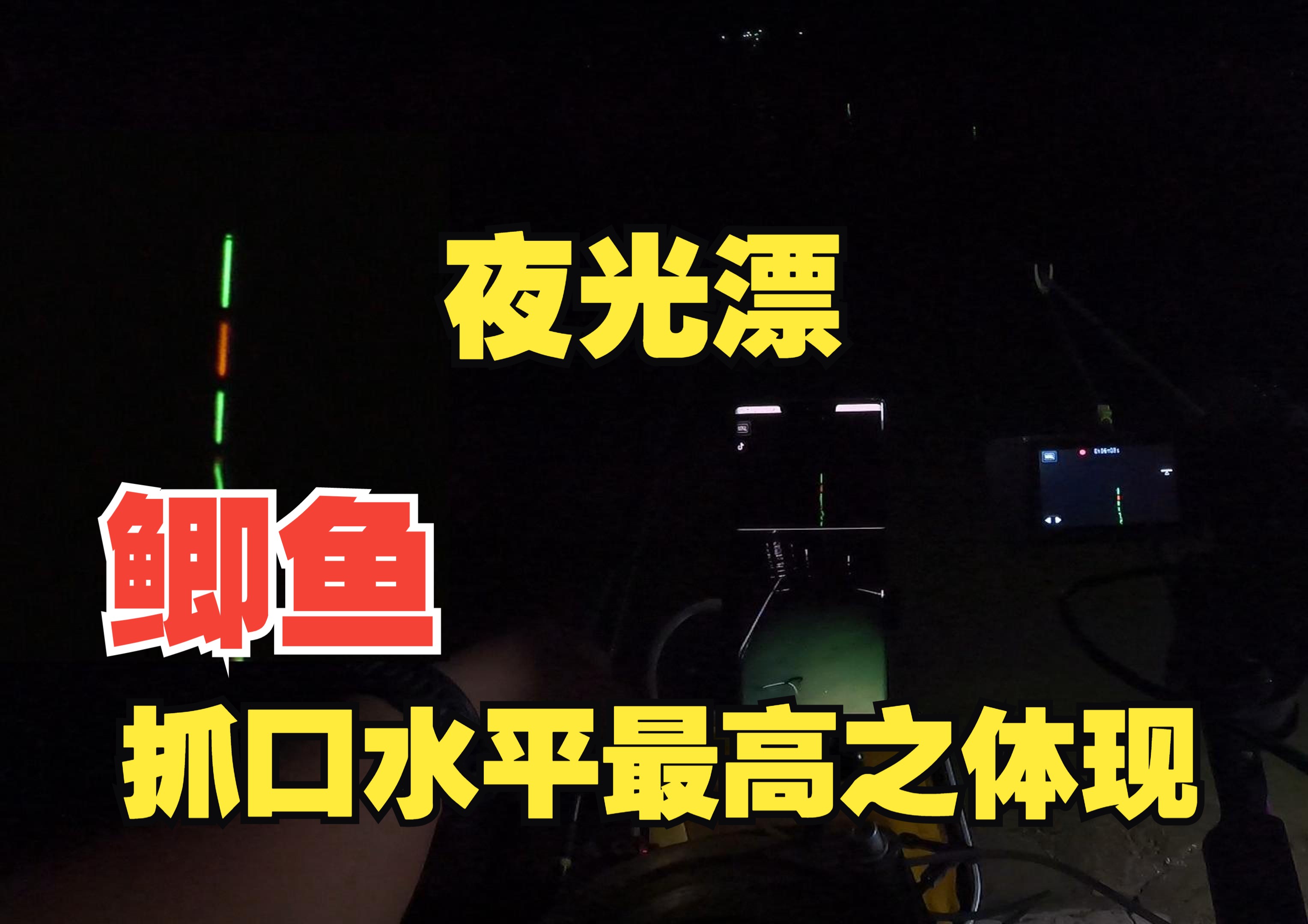 夜钓鲫鱼4K高清漂相,并附带每一竿的抓口时机,速成大师哔哩哔哩bilibili