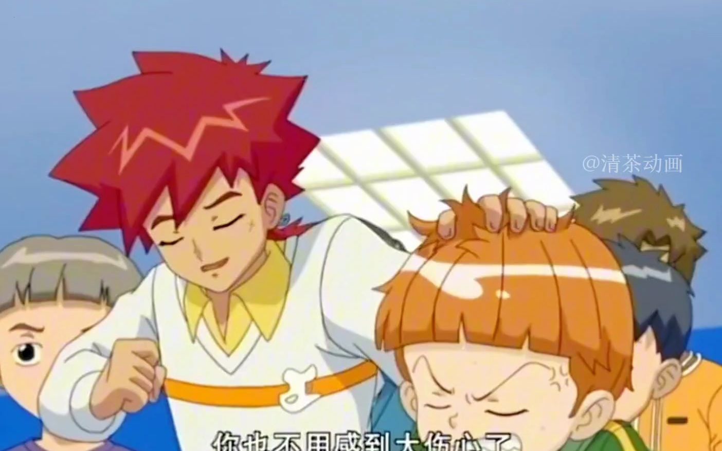 姚杰个人赛击败山本,凌亮首次尝试溜溜球 #火力少年王 #童年动画